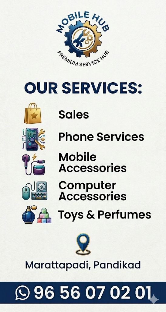 Mobile Hub — mobile sales and service, Kochi